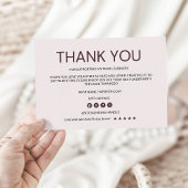 Boho Business Danke-Karte Dankeskarte