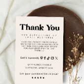 Boho Business Danke-Karte Dankeskarte