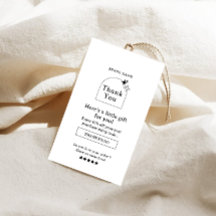 Boho Business Vielen Dank Hang Tag