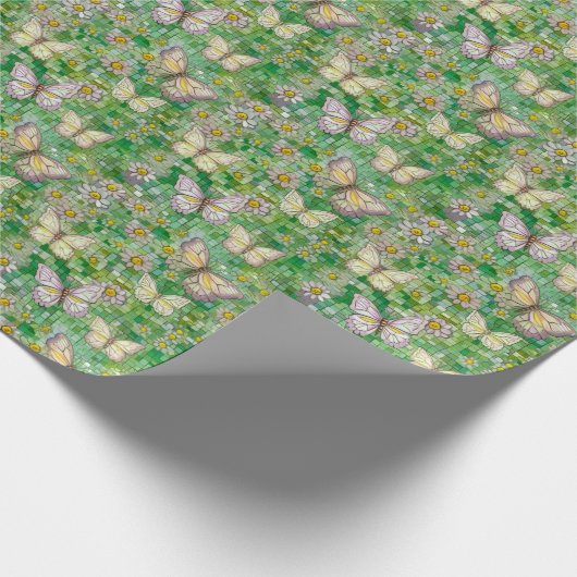 Boho Butterflies Boho Style Pattern Geschenkpapier (Ecke)