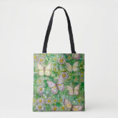Boho Butterflies Boho Style Pattern Tasche (Vorderseite)