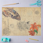 Boho Butterfly 18lb Decoupage Sheet Seidenpapier (Basteln)