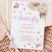 Boho Butterfly Baby Dusche Einladung