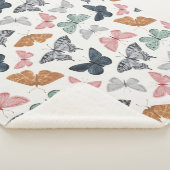 Boho Butterfly Baby Duschgeschenk Sherpadecke (3/4)