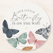 Boho Butterfly Baby Showroom Untersetzer (Vorderseite)