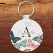 Boho Butterfly Baby Showroom Untersetzer Schlüsselanhänger (Vorderseite)