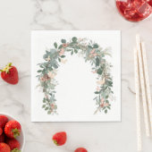 Boho Butterfly Baby Sprinkle Napkins Eucalyptus Serviette (Beispiel)