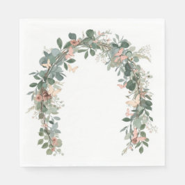 Boho Butterfly Baby Sprinkle Napkins Eucalyptus Serviette