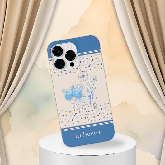 Boho Butterfly & Botanical iPhone Hülle