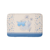 Boho Butterfly & Botanischer Badematte (Vorderseite)