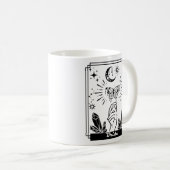 Boho Butterfly Bride, Mystic Bride, Tarot Bride Kaffeetasse (VorderseiteRechts)