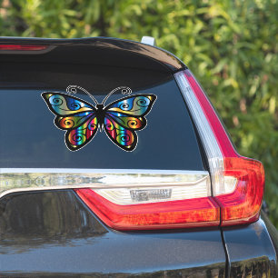BOHO BUTTERFLY DIE SEHEN AUTOKOLL-STICKER AUFKLEBER