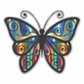 BOHO BUTTERFLY DIE SEHEN AUTOKOLL-STICKER AUFKLEBER (Vorderseite)