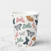 Boho Butterfly Dusche Party Geschirr Geschirr Cup Pappbecher (Links)