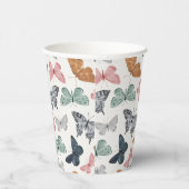 Boho Butterfly Dusche Party Geschirr Geschirr Cup Pappbecher (Rechts)