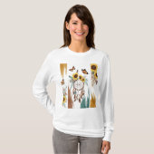 Boho Butterfly Feather Dreamcatcher T - Shirt | Ro (Vorne ganz)