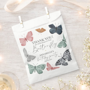 Boho Butterfly Geburtstagsparty Dessert Gefallen B Geschenktütchen