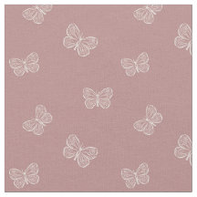Boho Butterfly Modern Girly Spring Animal Mauve