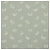 Boho Butterfly Modern Girly Spring Animal Sage Stoff (Muster)