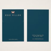 Boho Butterfly Necklace Bracelet Display Card (Vorne & Hinten)