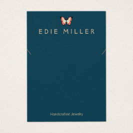 Boho Butterfly Necklace Bracelet Display Card