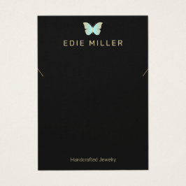 Boho Butterfly Necklace Bracelet Display Card