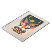 Boho Butterfly Notebook – Spread Love Journal Notizblock (Linke Seite)