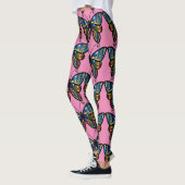 BOHO BUTTERFLY-SCHALTFLÄCHEN YOGA PANTS LEGGINGS (Links)
