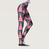 BOHO BUTTERFLY-SCHALTFLÄCHEN YOGA PANTS LEGGINGS (Rechts)