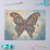 Boho Butterfly Seidenpapier (Basteln)