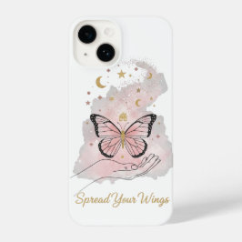 Boho Butterfly "Spread Your Wings" iPhone Case 14 Hülle