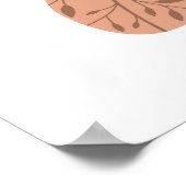 Boho Butterfly und ein Star Kinderzimmer Room Prin Poster (Ecke)