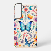 Boho Butterfly und Wildblume Garden
