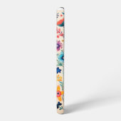 Boho Butterfly und Wildblume Garden Samsung Galaxy Hülle (Linke Seite)