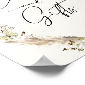 Boho Butterfys Karten und Gifts Poster (Ecke)