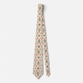 Boho Cacti Pattern Krawatte (Vorderseite)