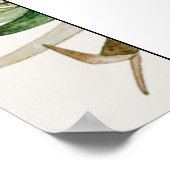 Boho Cactus Arch Baby Dusche Empfang Poster (Ecke)