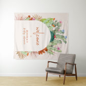 Boho Cactus Arch Desert Pampas Baby Dusche Willkom Wandteppich (Beispiel (Horizontal))