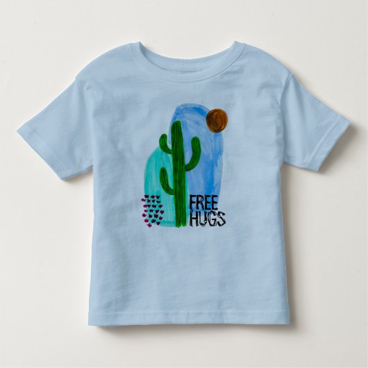 Boho cactus baby Tshirt (Vorderseite)