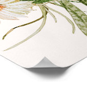 Boho Cactus Brautparty Begrüßungszeichen Poster (Ecke)