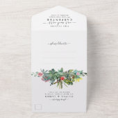 Boho Cactus Cacti Sukkulente Wüste Blumenhochzeit All In One Einladung (Außenbereich)