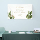 Boho Cactus Desert Brautparty Begrüßungspposter Banner (Messeveranstaltung)
