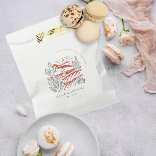 Boho Cactus Desert GASTGESCHENK HOCHZEITEN Geschenktütchen