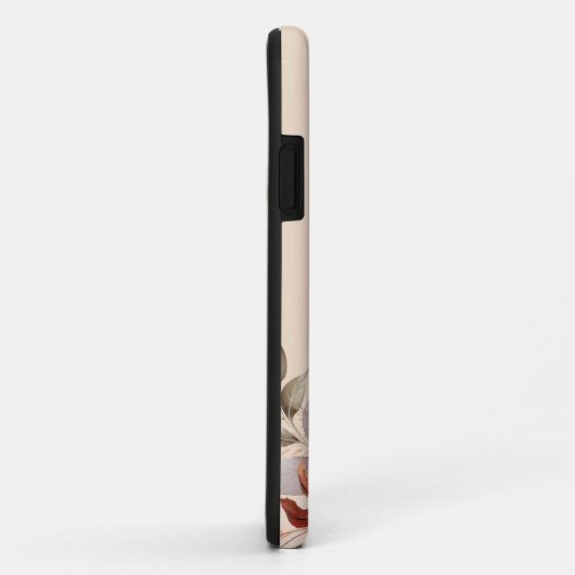 Boho Cactus monogram Case-Mate iPhone Hülle (Hinten/Rechts)