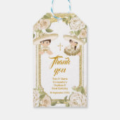 Boho Cactus Pink Blume Vielen Dank Tag Geschenkanhänger (Rückseite)