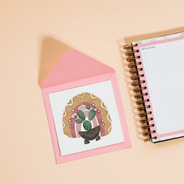 Boho Cactus Rainbow: Vibrant Wüste Vibes