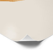 Boho Cactus Rainbow: Vibrant Wüste Vibes Poster (Ecke)