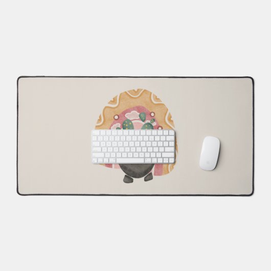 Boho Cactus Rainbow: Vibrant Wüste Vibes Schreibtischunterlage (Tastatur & Maus)