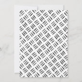 Boho Cactus Southwestern Baby Shower Einladung (Rückseite)