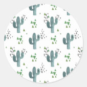 Boho Cactus Sticker (Vorderseite)